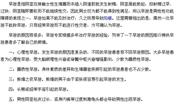男科医院，早泄的危害与应对策略