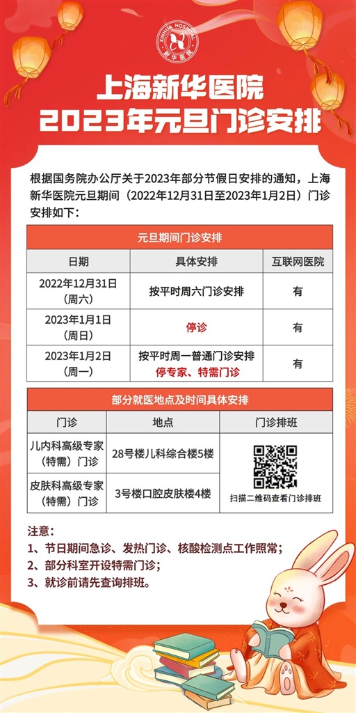 新华医院门诊下班时间详解，患者指南