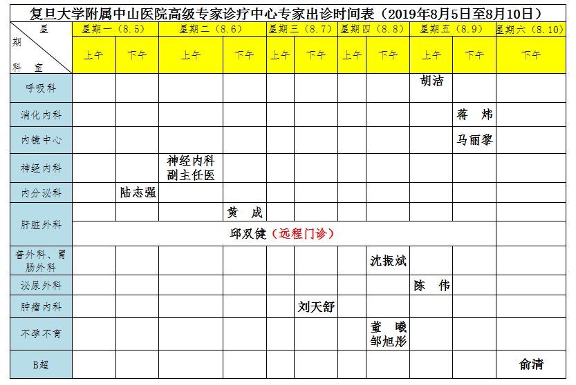 探秘中山医院，详解其作息时间表