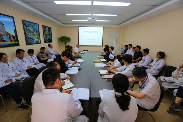 夏日光影，医院科室会上的温暖瞬间