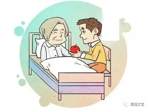 真实与温情，医院病床上的老人剪影