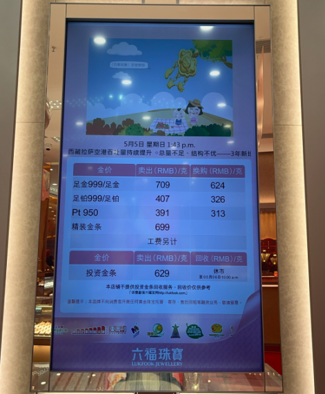 澳门六福珠宝今日金价表图片及价格大全集，奢华与价值的完美融合